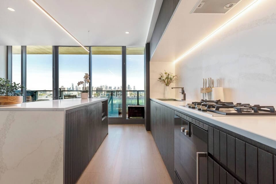 Cook with ease in a streamlined kitchen where everything is set up for simple, efficient meals from morning to night.