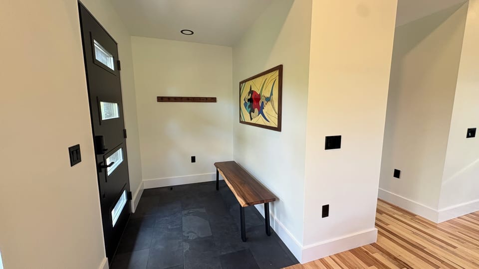 Coat and boot area