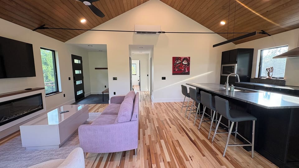 Kitchen and living room