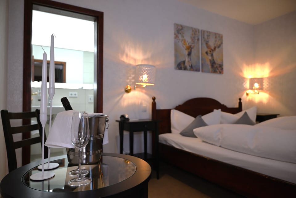 Deluxe Double Room (Plus) | Living area | LCD TV