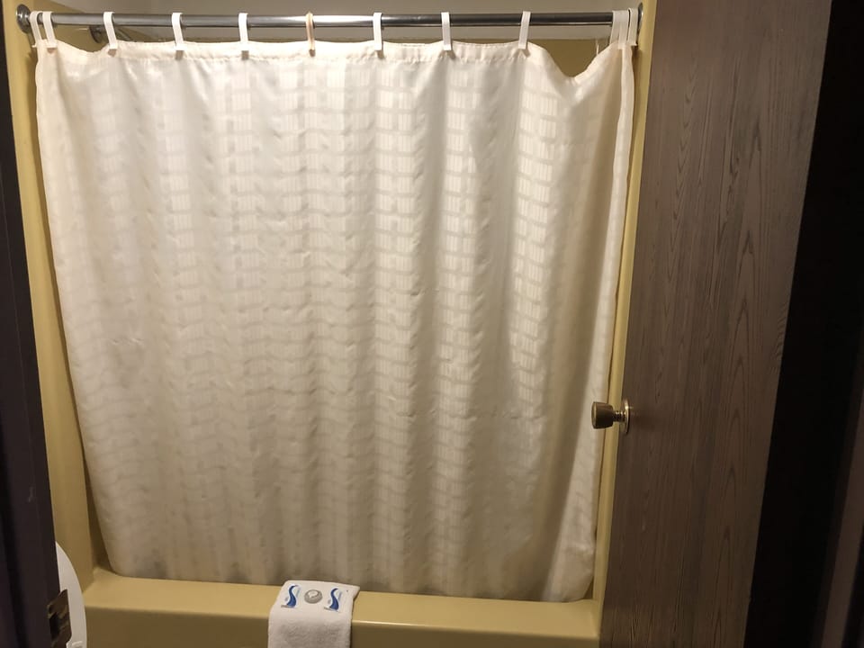 Standard Room, 2 Double Beds, Non Smoking | Bathroom | Free toiletries, hair dryer, towels, soap