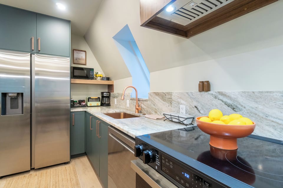 Luxury counter tops and hardware. Finest of details.