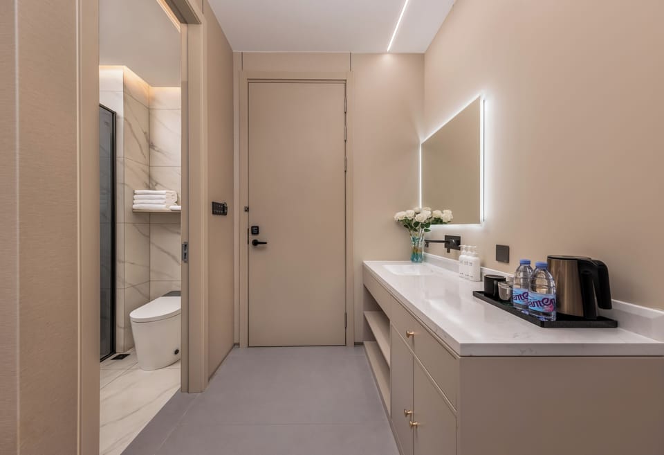 Comfort Double Room, City View | Bathroom
