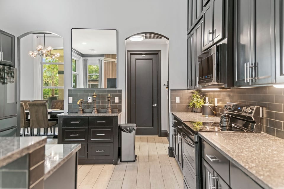 Luxury Villa, Patio, Garden View | Private kitchen | Coffee/tea maker