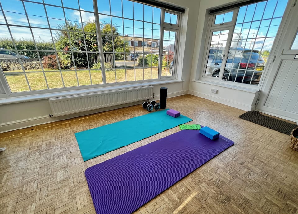 get a little yoga in!
