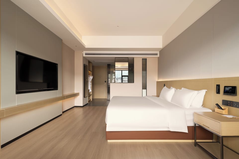 Deluxe Double Room, City View | Laptop workspace, WiFi (free)
