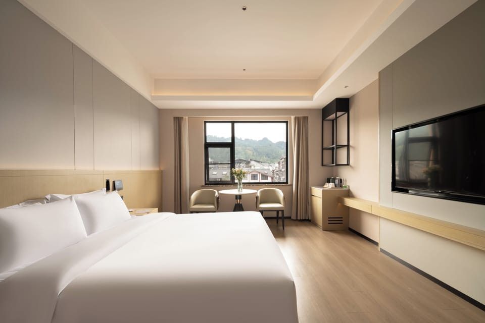Deluxe Double Room, City View | Laptop workspace, WiFi (free)