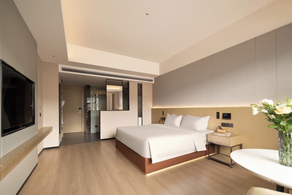 Deluxe Double Room, City View | Laptop workspace, WiFi (free)
