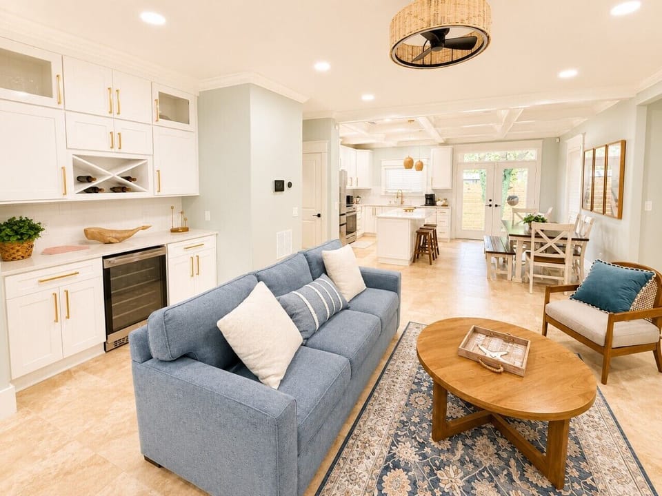 Bright, open living space designed for relaxing together.