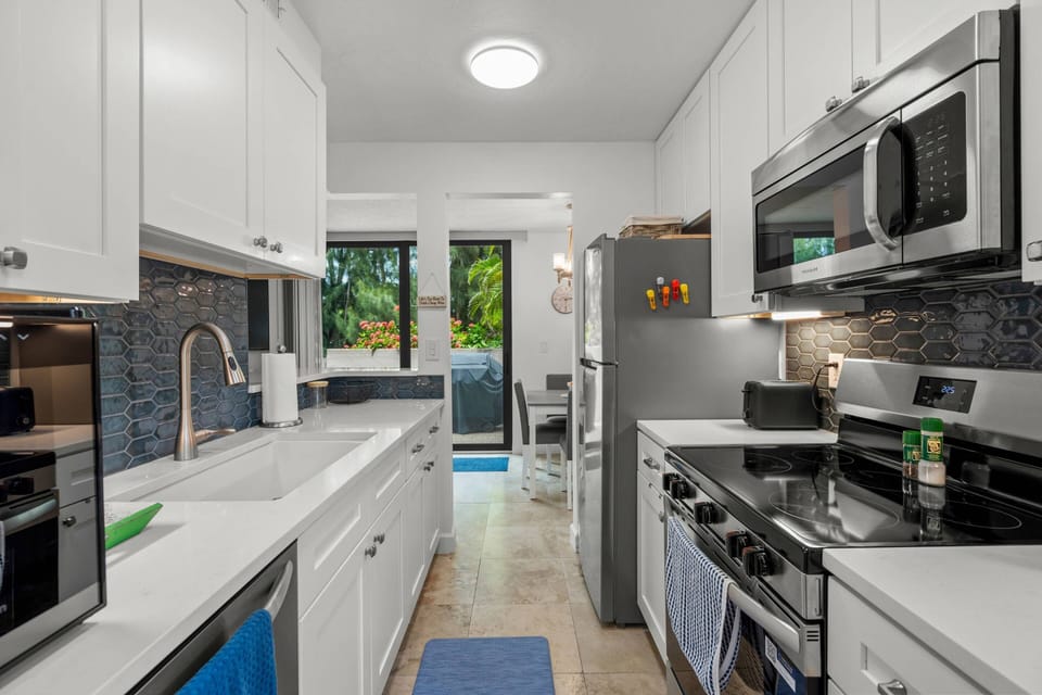 Fully equipped kitchen with everything you need to cook and dine with ease.