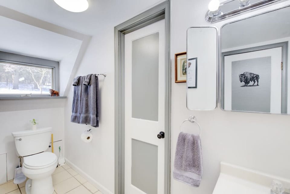 Full bathroom with shower