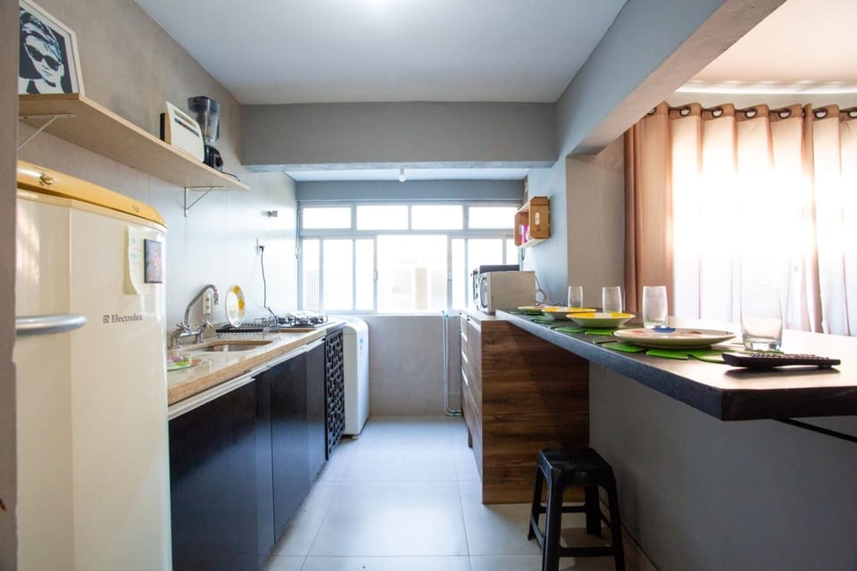 Comfort Apartment, 2 Bedrooms, Kitchen, City View | Private kitchen | Full-size fridge, microwave, oven, stovetop