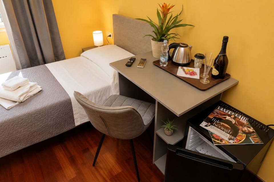 Standard Single Room | In-room safe, desk, iron/ironing board (on request), WiFi (free)