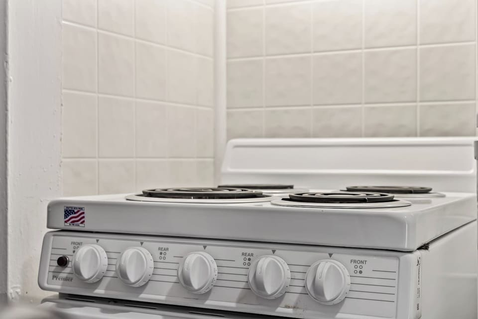 A stovetop for whipping up a simple meal whenever you like.
