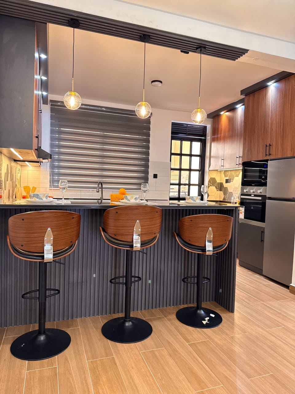 Comfort Apartment, City View | Private kitchen