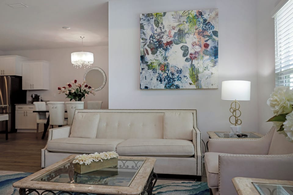 Living Room and Dining Area
