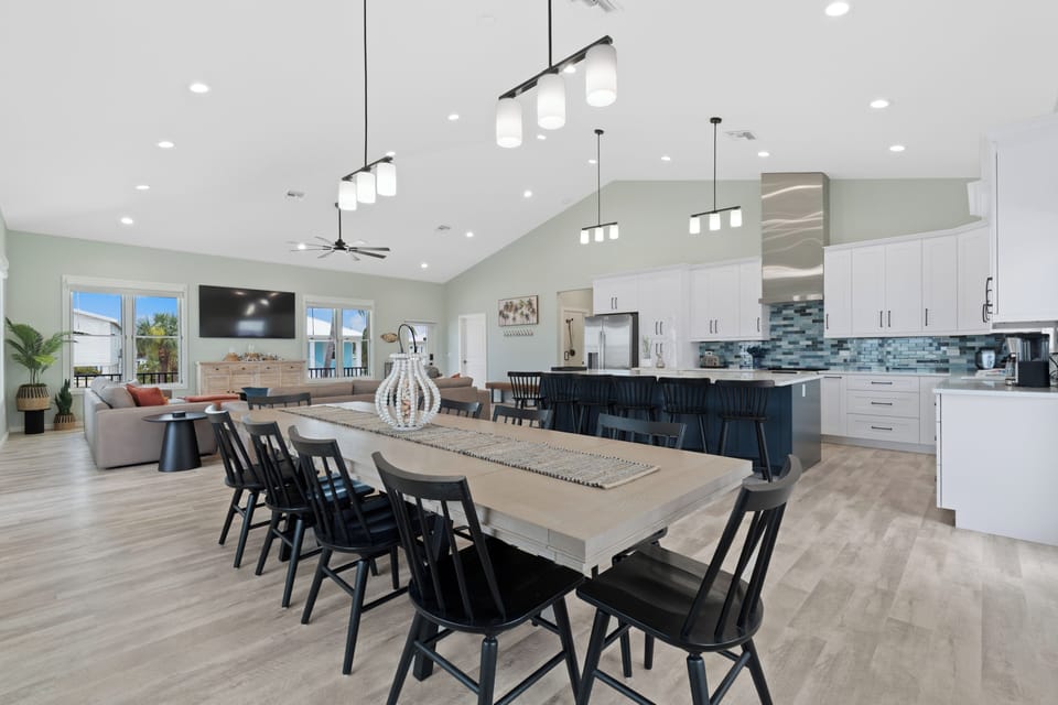 Open concept Living area