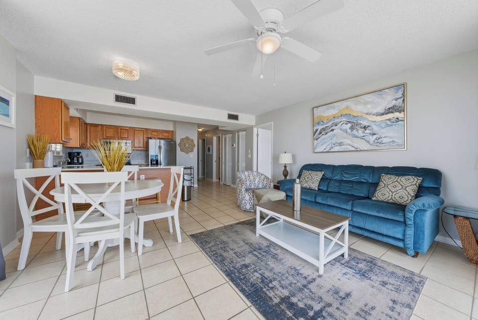 Living room with sleeper sofa