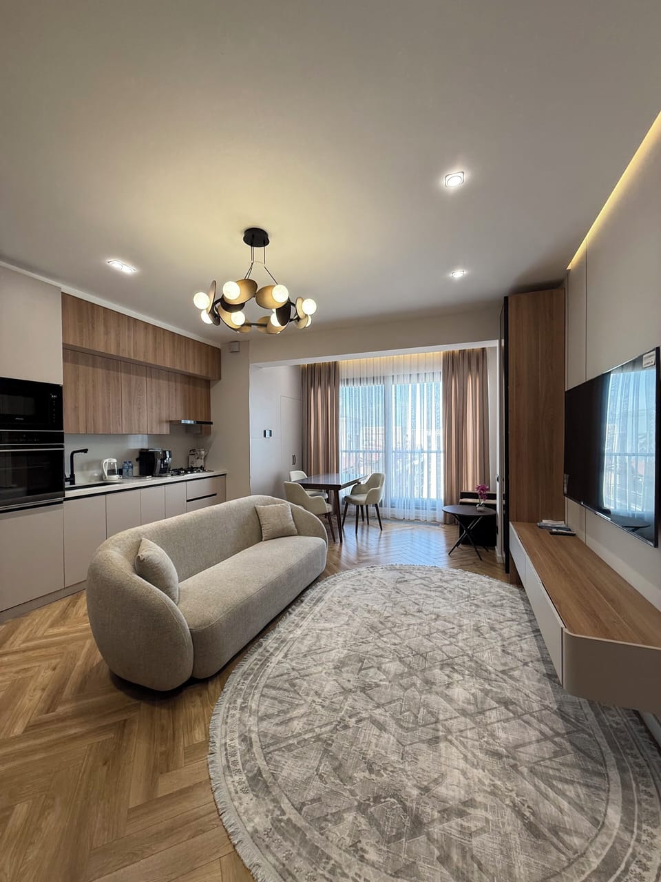 Comfort Apartment, River View | Living area