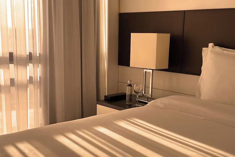 Bedroom. Interior and views may vary based on location and availability.