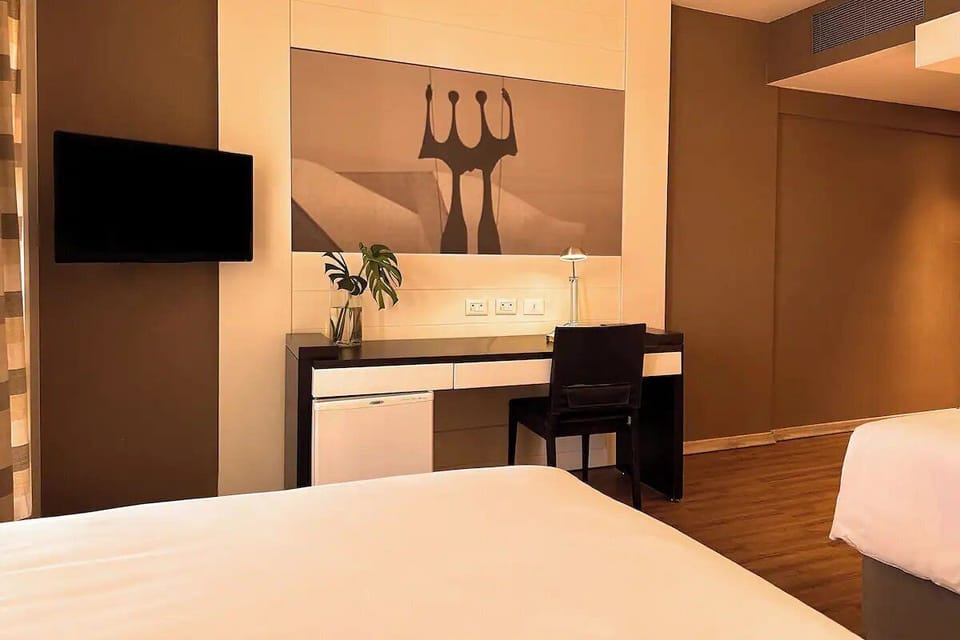 Bedroom. Interior and views may vary based on location and availability.