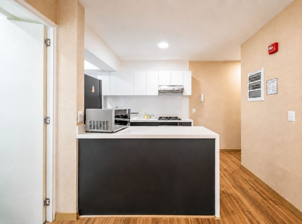 Apartment, 1 Queen Bed with Sofa bed, Private Bathroom | Private kitchen | Electric kettle, blender, dining table