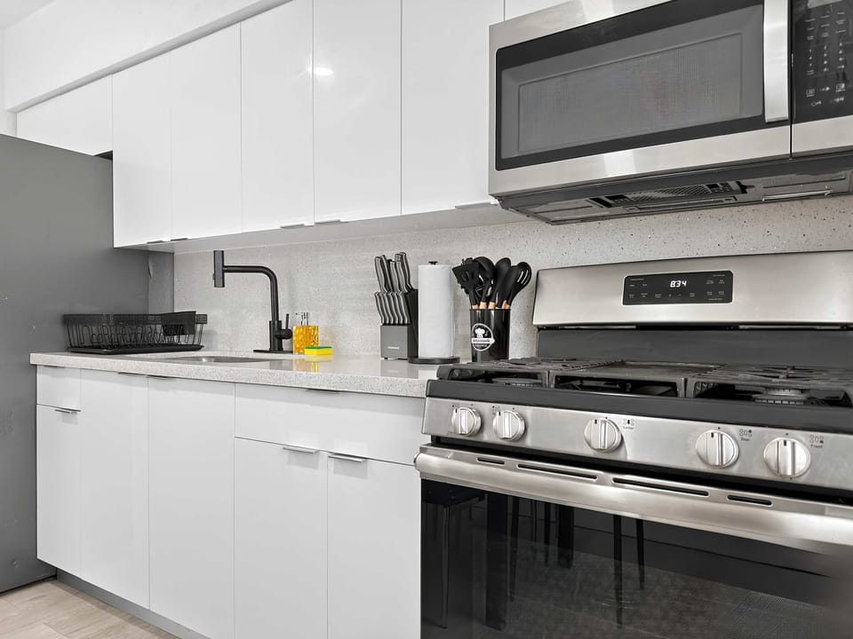Fully equipped kitchen with everything you need for convenient meal preparation.