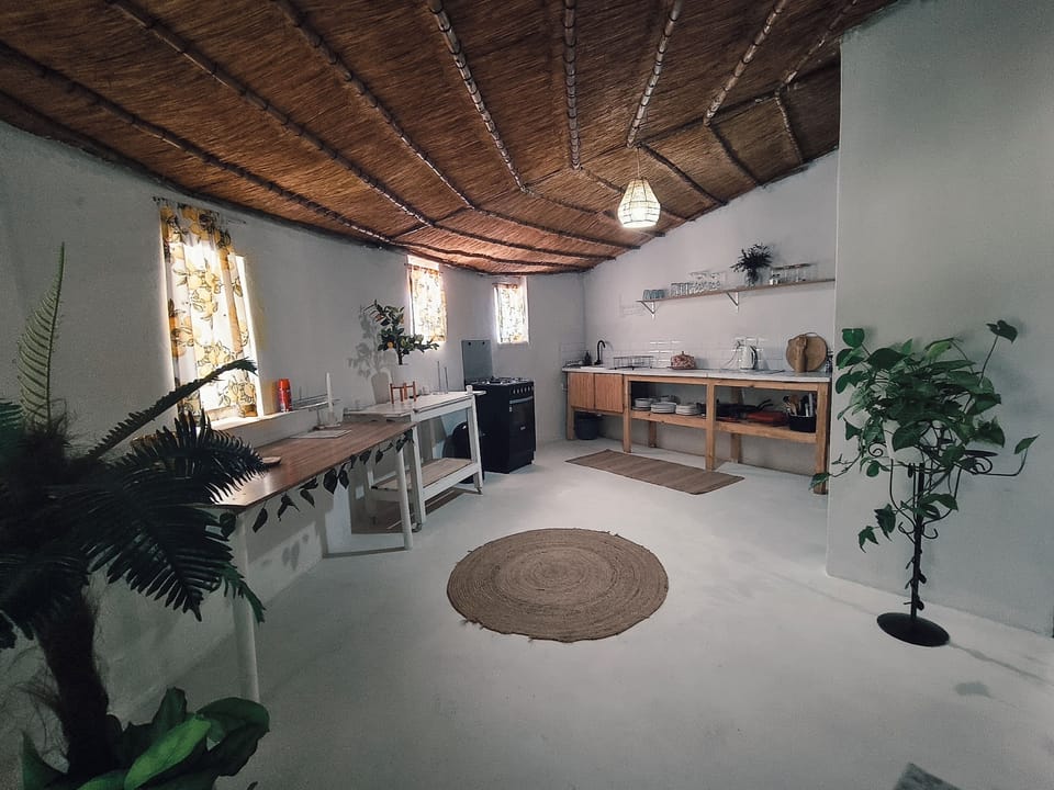 Deluxe Villa, Patio, Garden View | Private kitchen