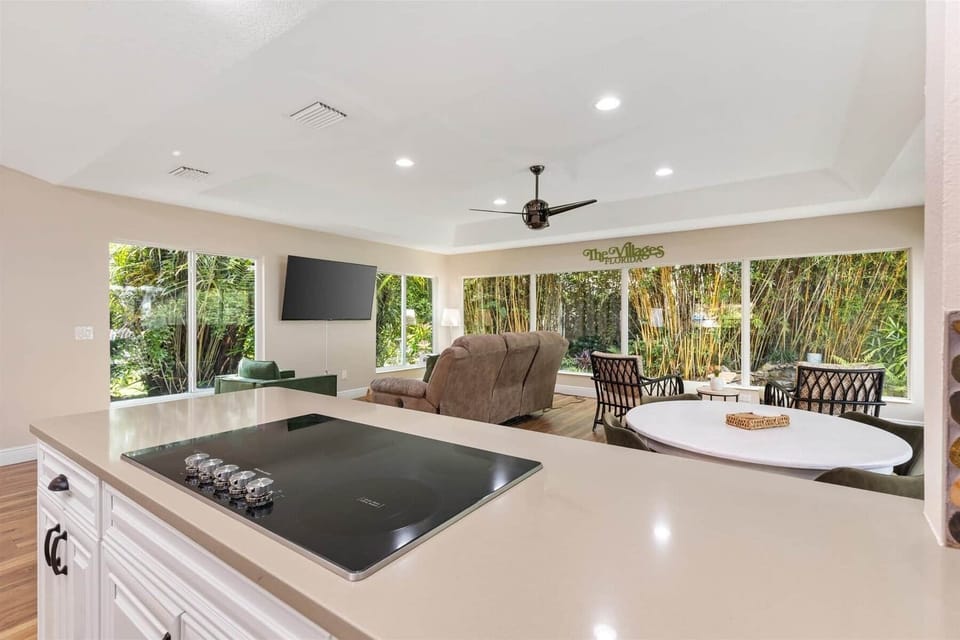 Cooking space with a view