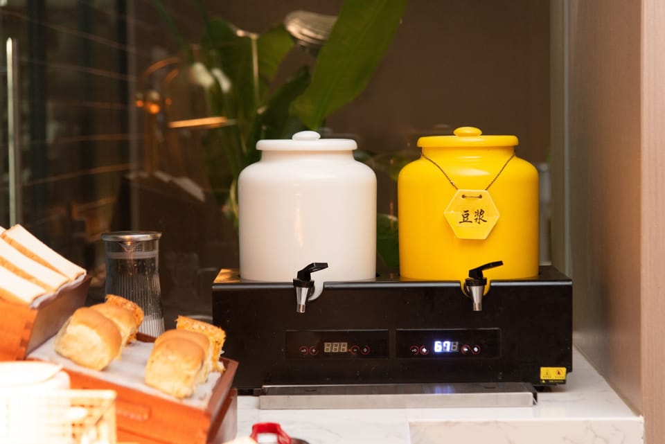 Daily self-serve breakfast for a fee