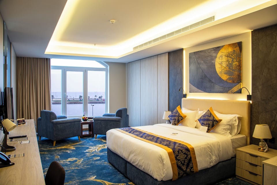 Superior Room, Sea View | In-room safe, blackout drapes, iron/ironing board, bed sheets