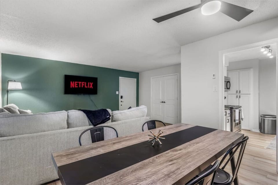 Bright and cozy dining space ideal for meals before heading to AT&T Stadium or enjoying a relaxed dinner after events. Perfect for couples, families, or small groups.