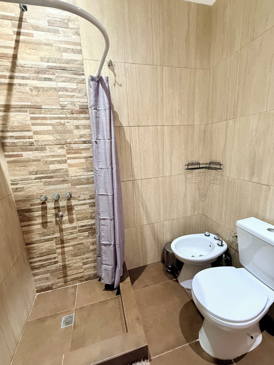 Towels, soap, shampoo, toilet paper