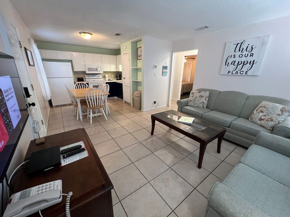 Kitchen and Living Room