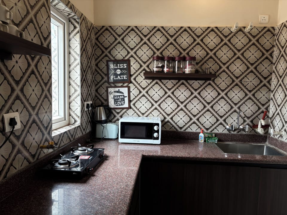 Villa, Balcony | Private kitchen | Fridge, oven, toaster, rice cooker