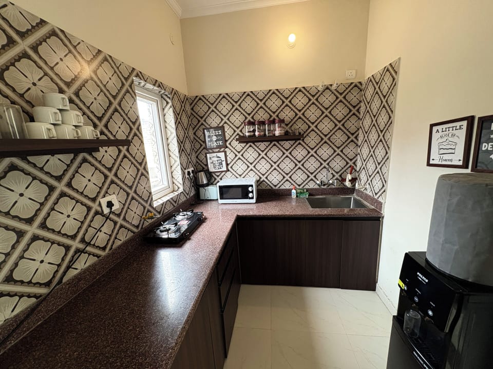 Villa, Balcony | Private kitchen | Fridge, oven, toaster, rice cooker