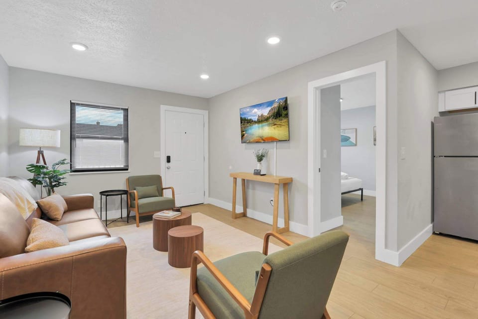 Warm tones, comfortable seating, and natural light — the perfect place to unwind