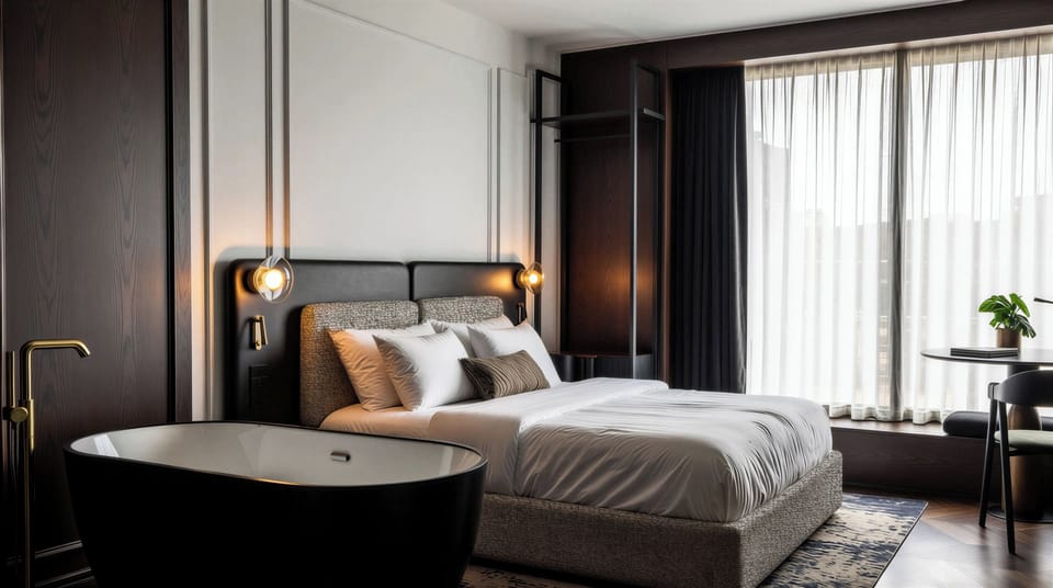 In-room safe, desk, blackout drapes, iron/ironing board