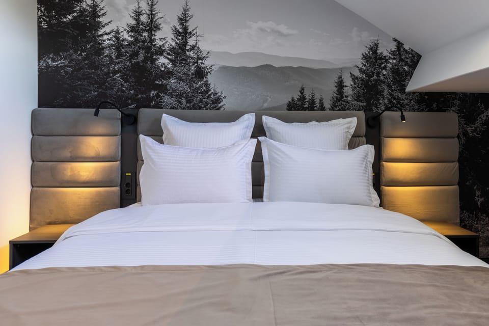 Deluxe Double Room | In-room safe, desk, laptop workspace, blackout drapes