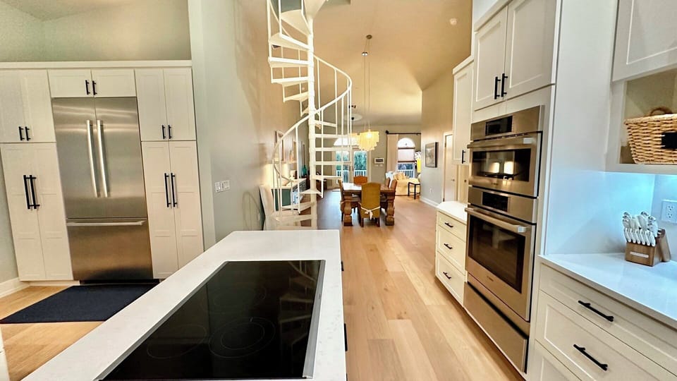 Bosch stainless steel appliances.
