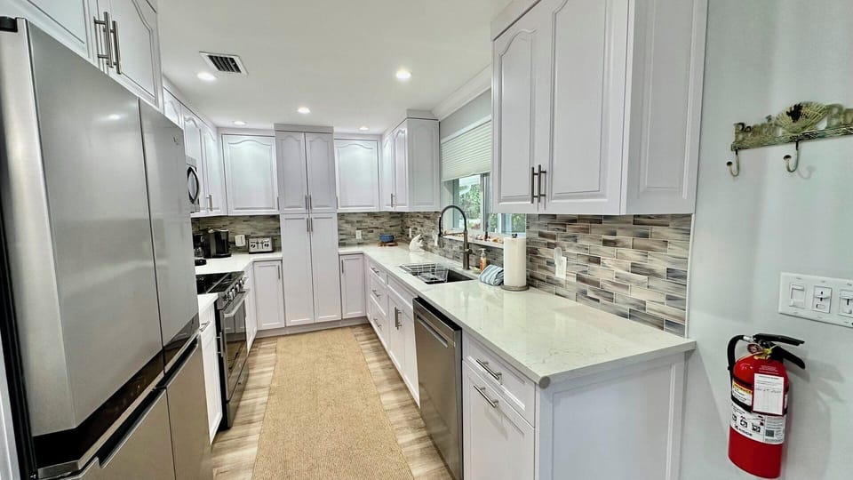 Fully-equipped kitchen.