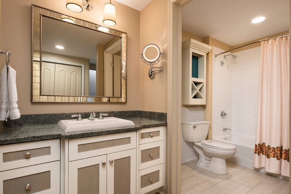 Bathroom • Granite Vanity & TubShower Combo