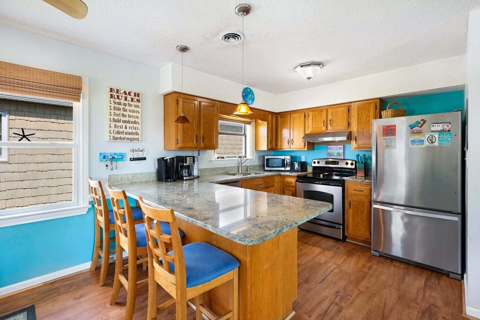 Breakfast bar.