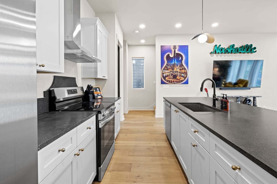 A cozy kitchen made for whipping up all your favorite travel recipes.