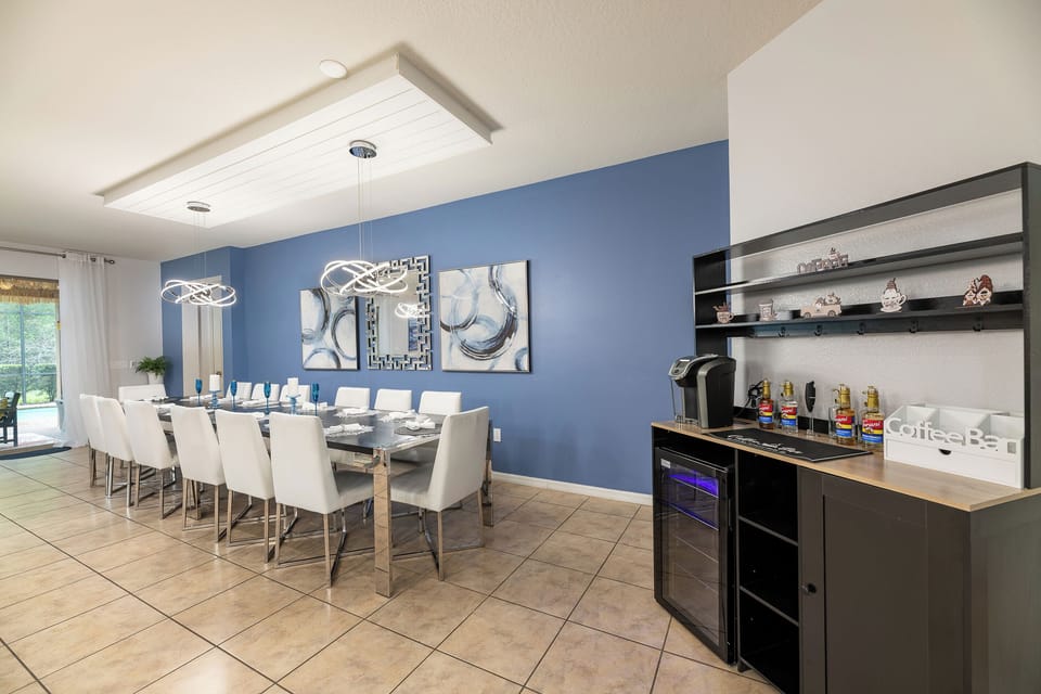 Dining Area with Coffee Bar