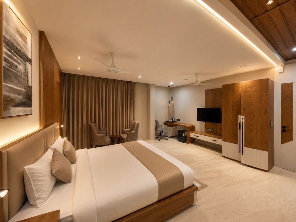 Premium Room, Pool View | Desk, laptop workspace, WiFi (free)
