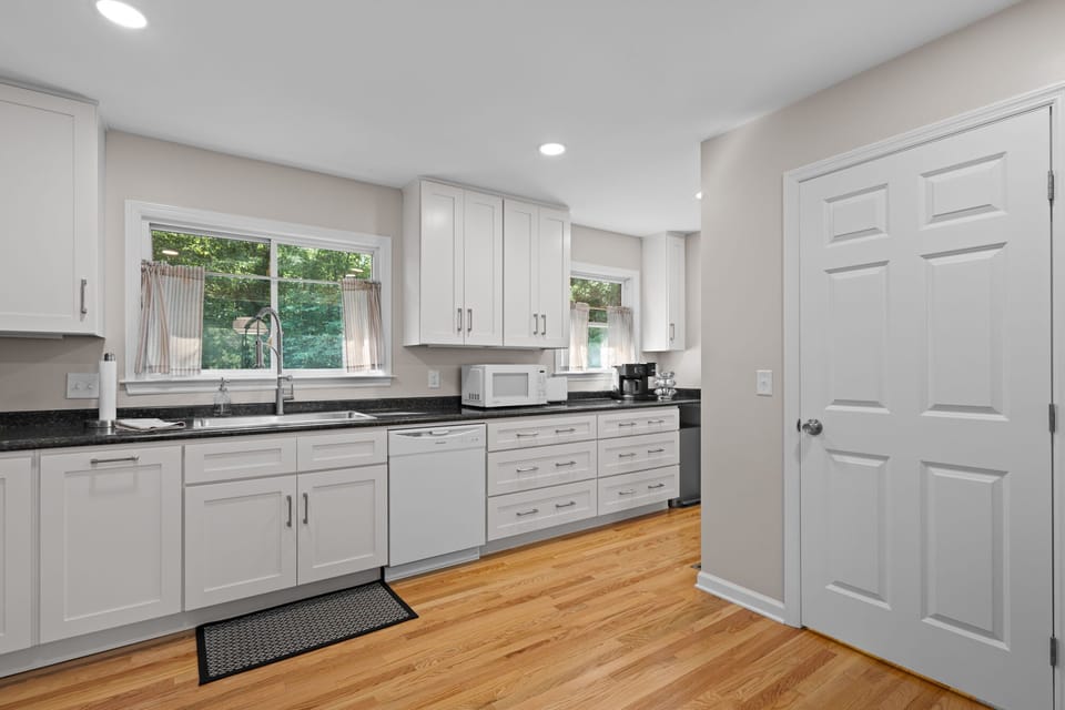 Fully stocked kitchen