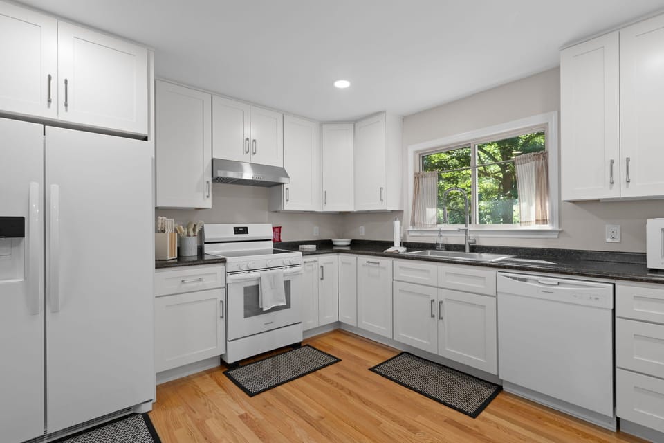 Fully stocked kitchen