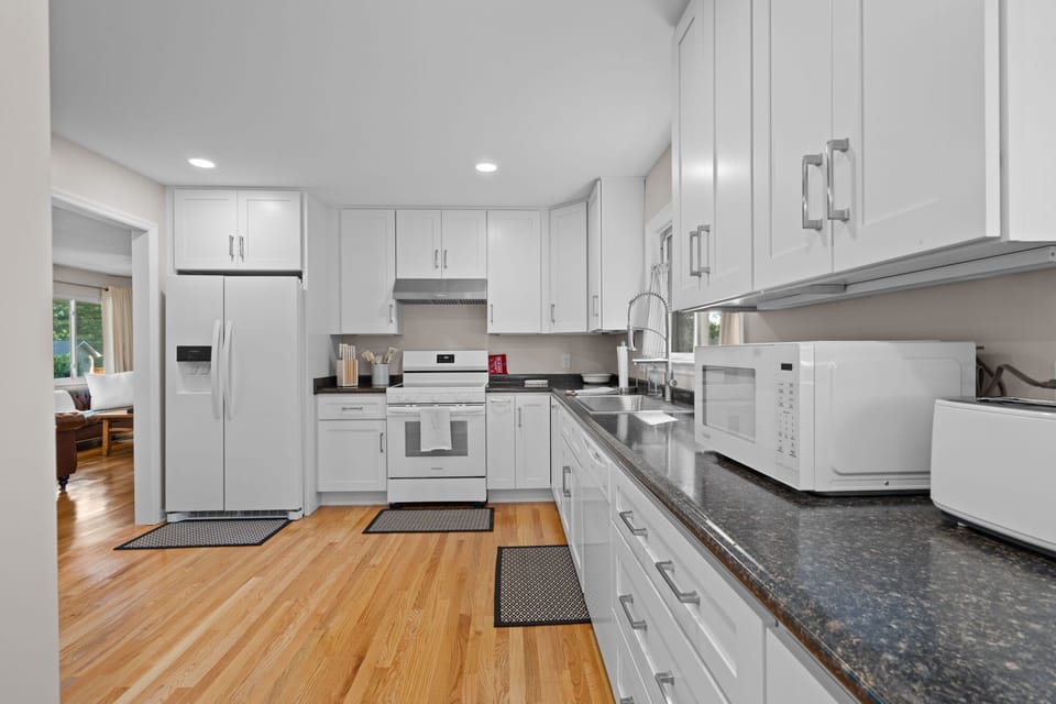 Fully stocked kitchen