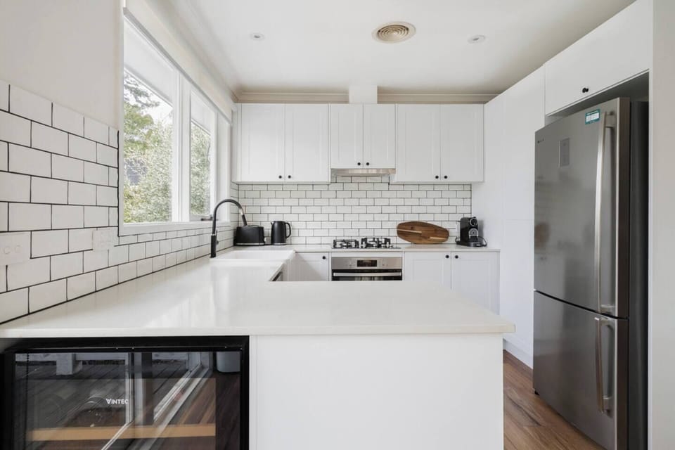 Chill your favourite bottles in the built-in wine fridge—perfect for sunset sips or a slow evening by the fire.